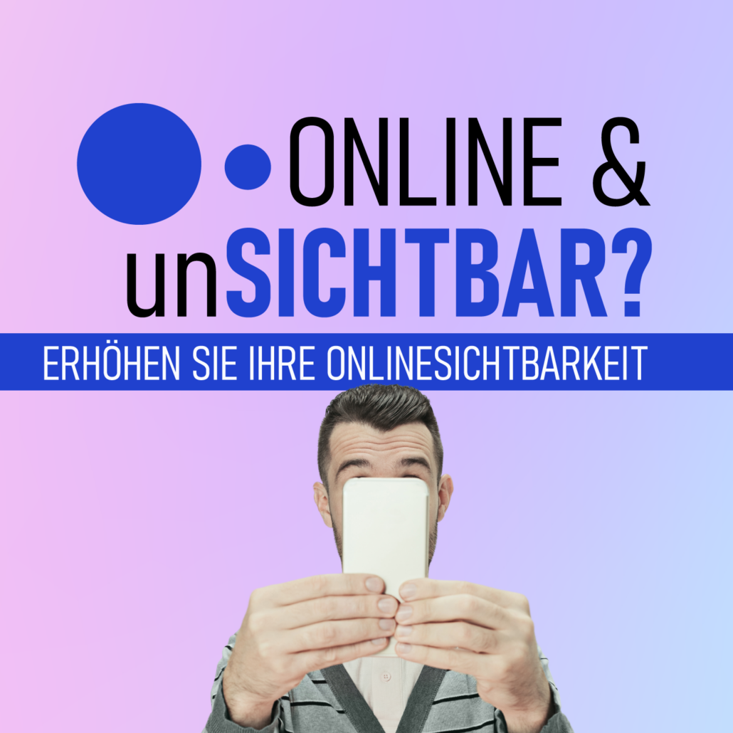 Flyer Reihe Onlinesichtbarkeit